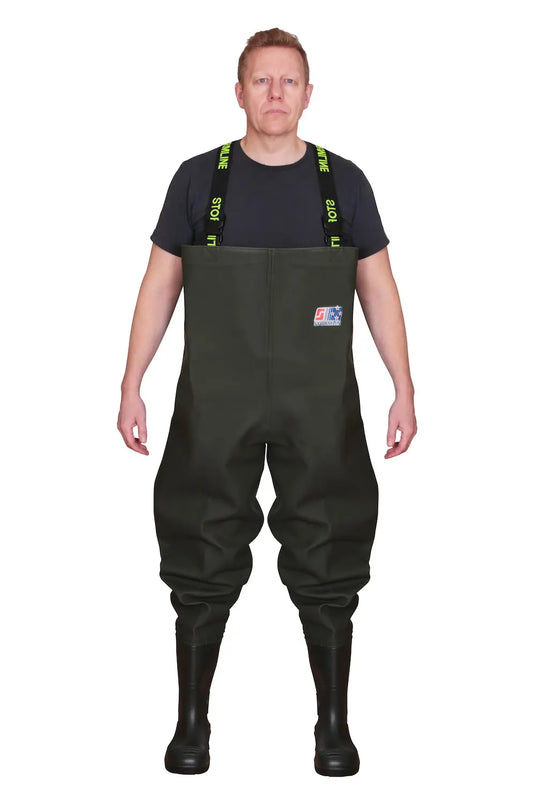 Stormline STORMTIDE W663-ST Industrial Chest Waders (Steel Toe Cap)