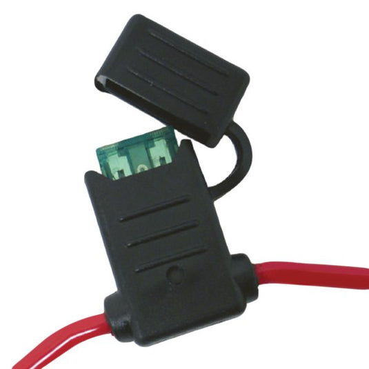 12771 Seachoice In-line ATO/ATC Fuse Holder 30A Fuse (12 Gauge)