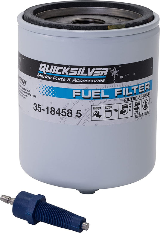35-18458Q 4 Quicksilver Water Separating Fuel Filter Kit with Blue Sensor 35-18458 5