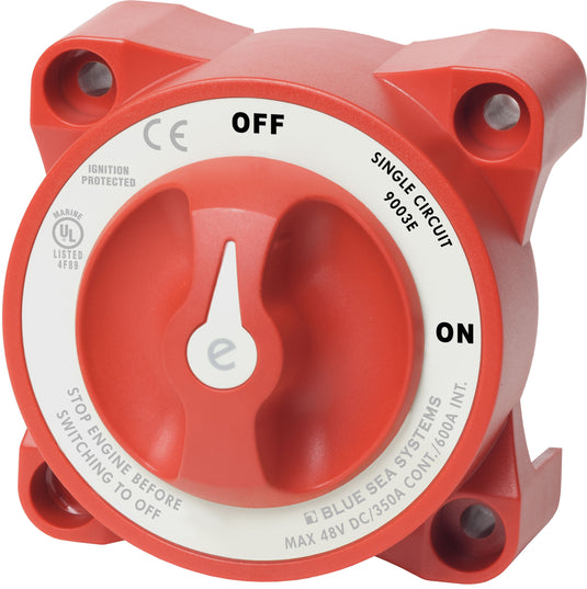 Blue Sea 9003E e-Series On/Off Battery Switch