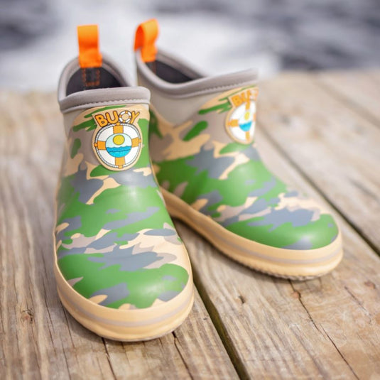 Buoy Boots Children's Deck Boot- Camo (BB106)