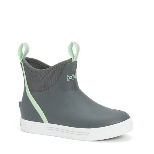 Xtratuf Women's Gray Wheelhouse 6 Inch Ankle Deck Boot