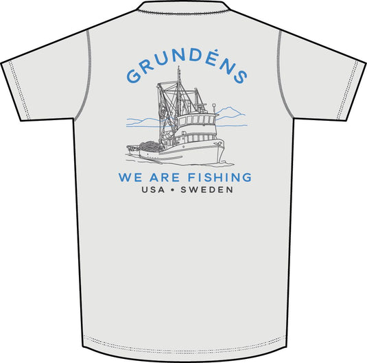 Grundens Linear Wave Tech Tee