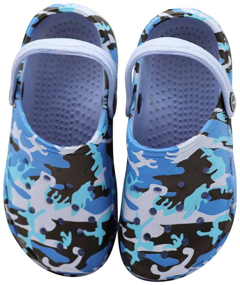 Load image into Gallery viewer, Norty Kids Clog Blue Camo

