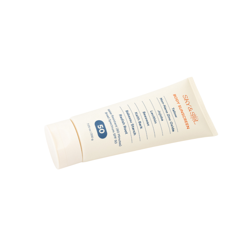 Load image into Gallery viewer, Sky &amp; Sol Body Sunscreen SPF 50 – Natural Tallow Mineral Formula

