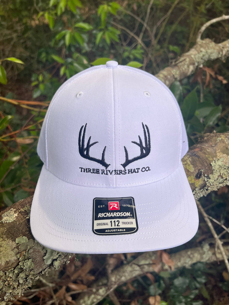Load image into Gallery viewer, Classic Whitetail Rack - Trucker Snapback Hat - Richardson 112
