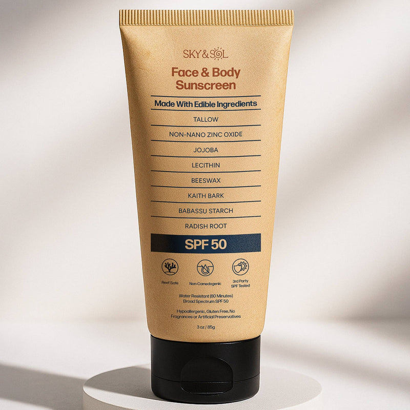 Load image into Gallery viewer, Face &amp; Body Sunscreen SPF 50 – Natural Tallow Formula
