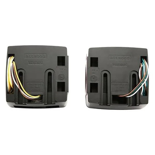 Attwood® 14065-7 - Red Rectangular Multi-Function Submersible LED Trailer Light Kit