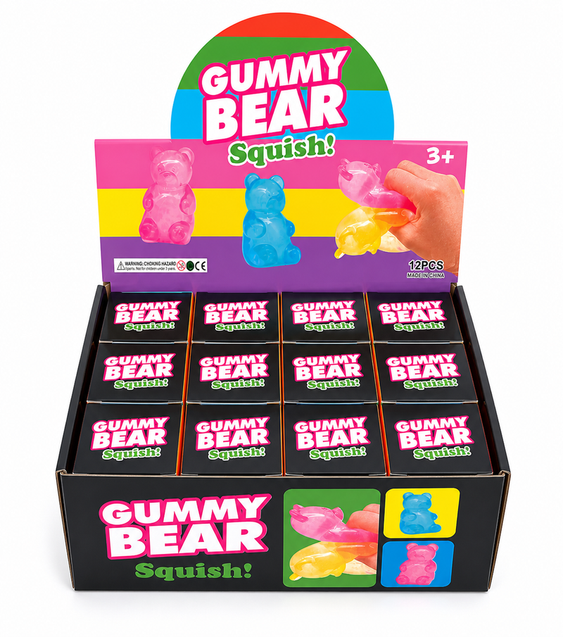 Load image into Gallery viewer, Gummy Bear Squish! – 12 Piece Display MSND7
