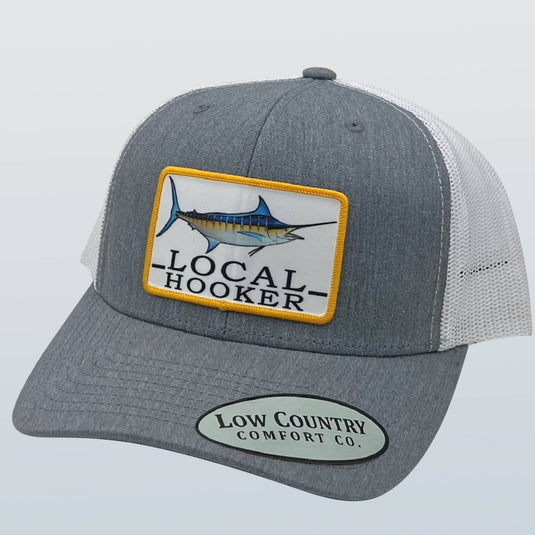 Rectangle Marlin Patch HTHR/WHT