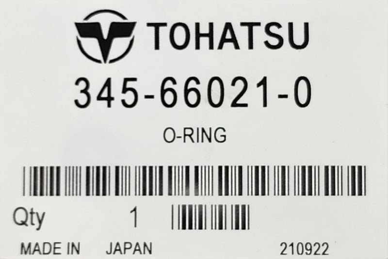 Load image into Gallery viewer, Tohatsu O-Ring 345-66021-0

