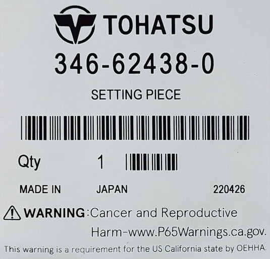 346-62438-0 M Tohatsu Set Piece