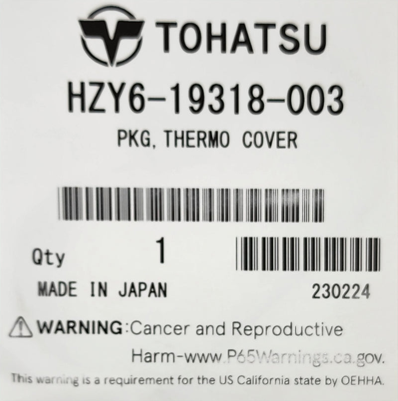 Load image into Gallery viewer, Tohatsu HZY6-19318-003 PKG,Thermo Cover
