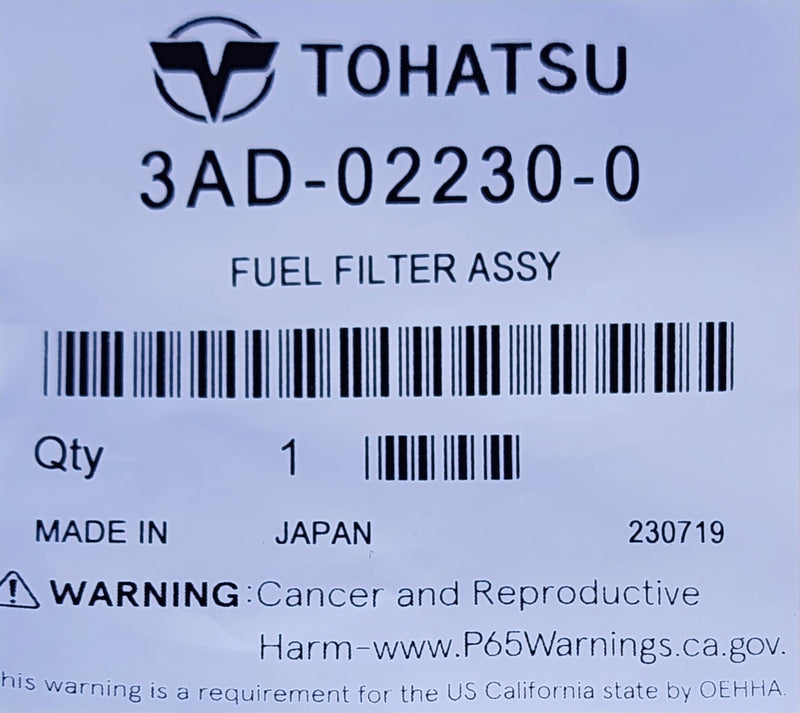 Load image into Gallery viewer, 3AD022300M Tohatsu Fuel Filter Assy
