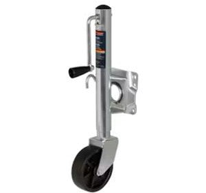 CURT zinc-plated marine jack 1,000 lbs support & lift capacity, 6" wheel