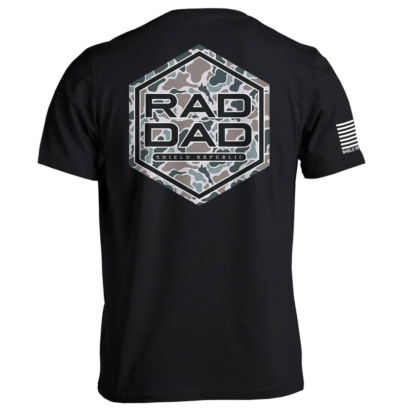 Load image into Gallery viewer, Shield Republic Rad Dad Duck Camo T-Shirt

