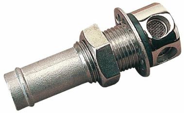 Load image into Gallery viewer, 352210-1 Seadog Stainless Gas Vent 5/8&quot; Hose thread length 1-1/16
