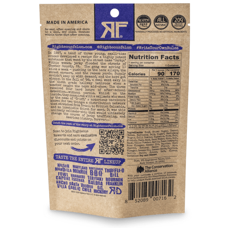 Load image into Gallery viewer, Seoul Survivor Korean BBQ Beef Jerky
