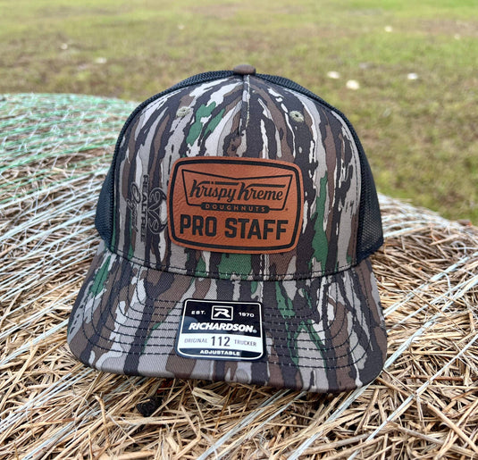 Krispy Kreme Pro Staff - Camo Trucker Snapback - Richardson 112