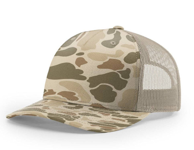 Load image into Gallery viewer, Deer Dog Hunting - Camo Trucker Snapback - Richardson 112
