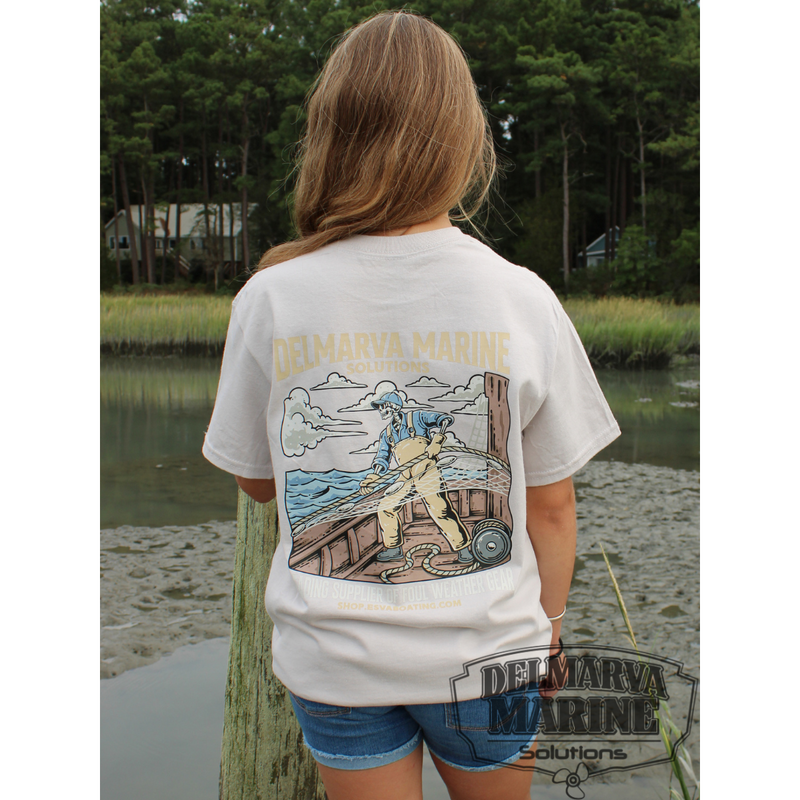 Load image into Gallery viewer, Delmarva Marine Solutions Men&#39;s Crabber Tee
