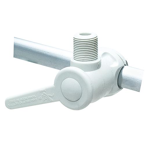 Seachoice 19561 Nylon Antenna Rail Mount - White