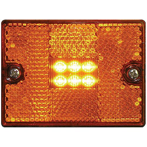 Seachoice 52891 LED Square Stud-Mount Clearance/Marker Light