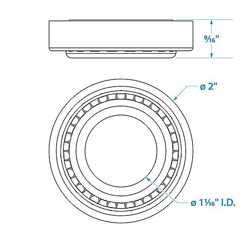 Load image into Gallery viewer, Seachoice  1-1/16&quot; Wheel Bearing Kit 53541
