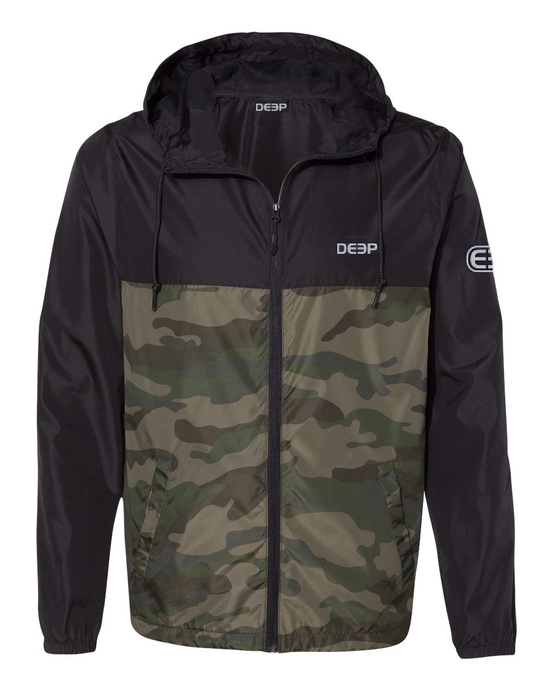 Fog Cutter Men's Jacket - Black and Camo