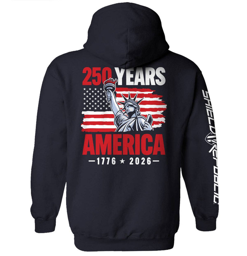 Load image into Gallery viewer, Shield Republic 250 Years Statue of Liberty T-Shirt
