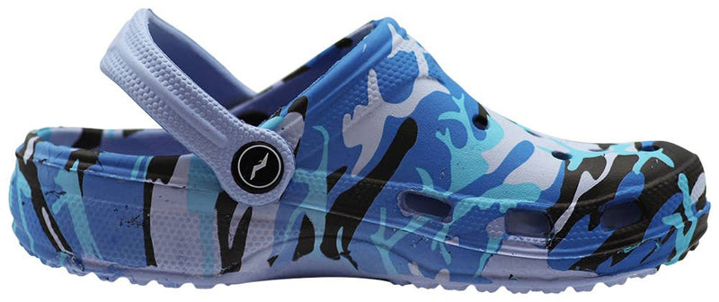 Load image into Gallery viewer, Norty Kids Clog Blue Camo
