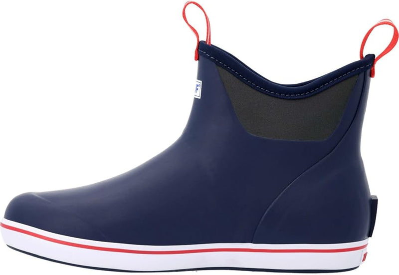Load image into Gallery viewer, XTRATUF Navy/Red Men's Ankle Deck Boot
