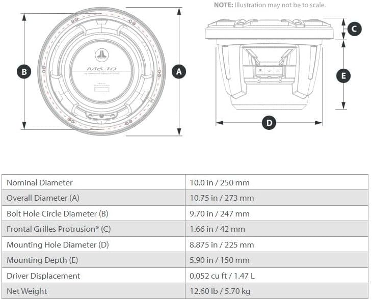 Load image into Gallery viewer, JL Audio M6 10in Subwoofer with White Sport Grille 010-03488-00
