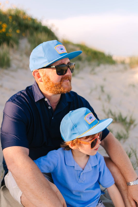 Youth Crab Blue Rope Snapback Hat