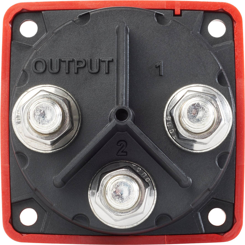 Load image into Gallery viewer, Blue Sea m-Series Mini 4 Position Selector Battery Switch - Red 6007
