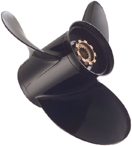 Quicksilver Black Diamond Outboard/Sterndrive Aluminum Propeller 3 Blade RH With 4-3/4" Gearcase