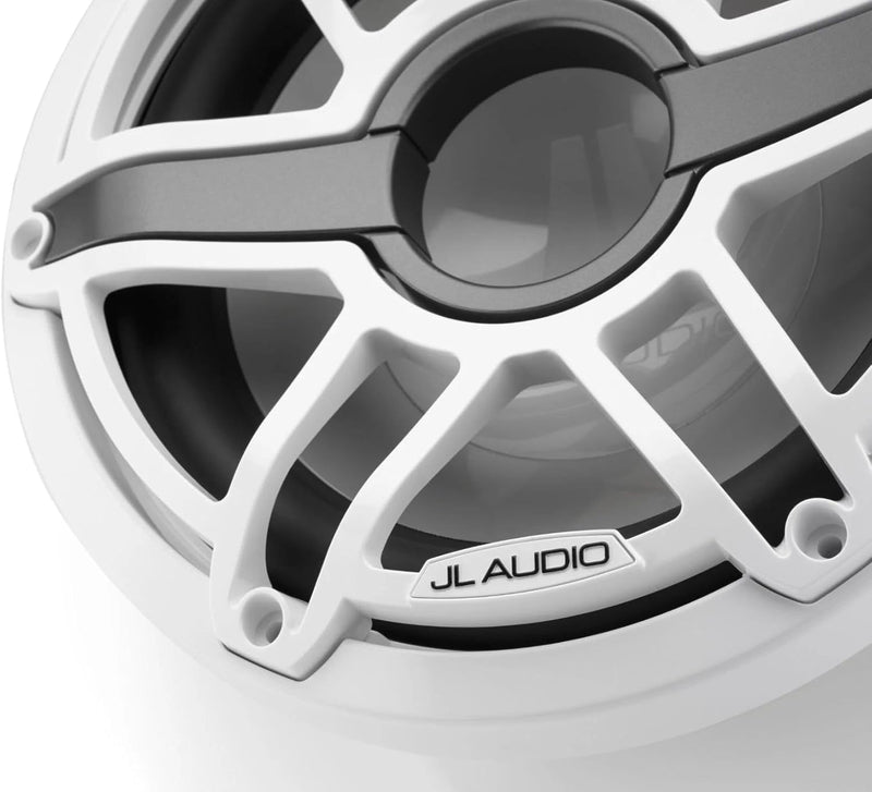 Load image into Gallery viewer, JL Audio M6 10in Subwoofer with White Sport Grille 010-03488-00
