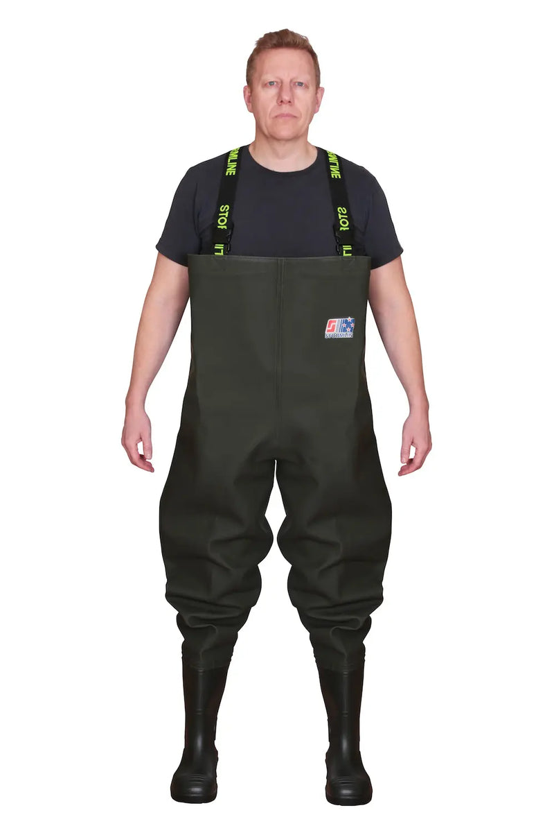 Load image into Gallery viewer, Stormline STORMTIDE W663-ST Industrial Chest Waders (Steel Toe Cap)
