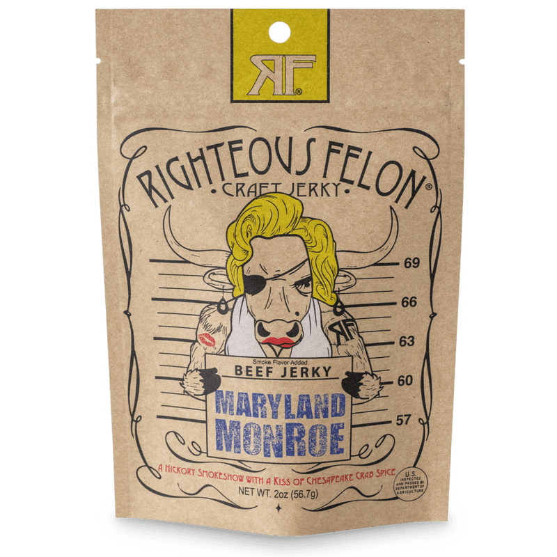 Load image into Gallery viewer, Righteous Felon Maryland Monroe Beef Jerky 2oz
