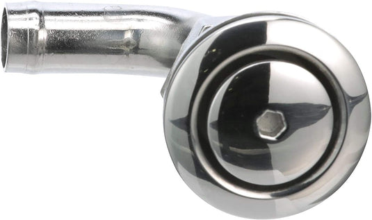 Seachoice 23061 Stainless Steel 90° Flush Mount Fuel Vent