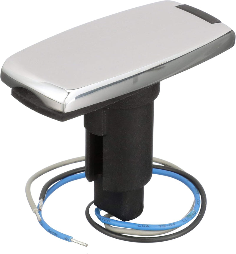 Load image into Gallery viewer, Attwood LightArmor™ Plug-In Base - Rectangle Series, 3-Pin, 316 S.S. 910V3SS-7
