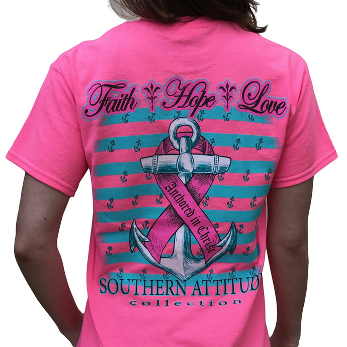 Southern Attitude  Women's Hope Pink Tee