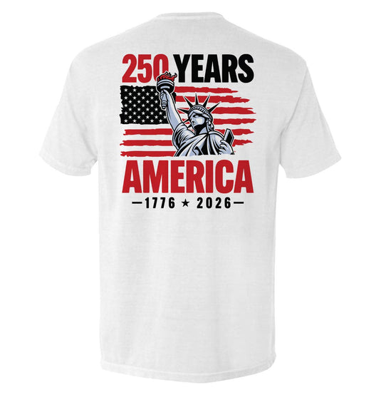 Shield Republic 250 Years Statue of Liberty T-Shirt
