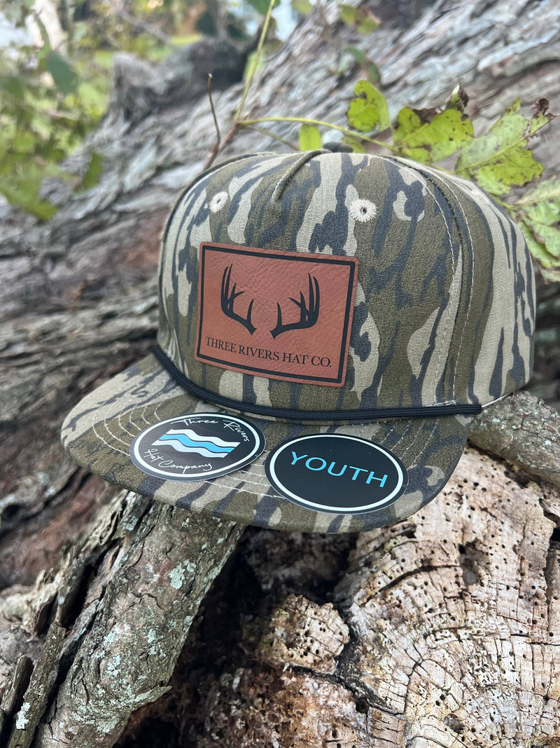 Load image into Gallery viewer, YOUTH/KIDS - Deer Horns - Camo Rope Hat - Lost Hat Co.

