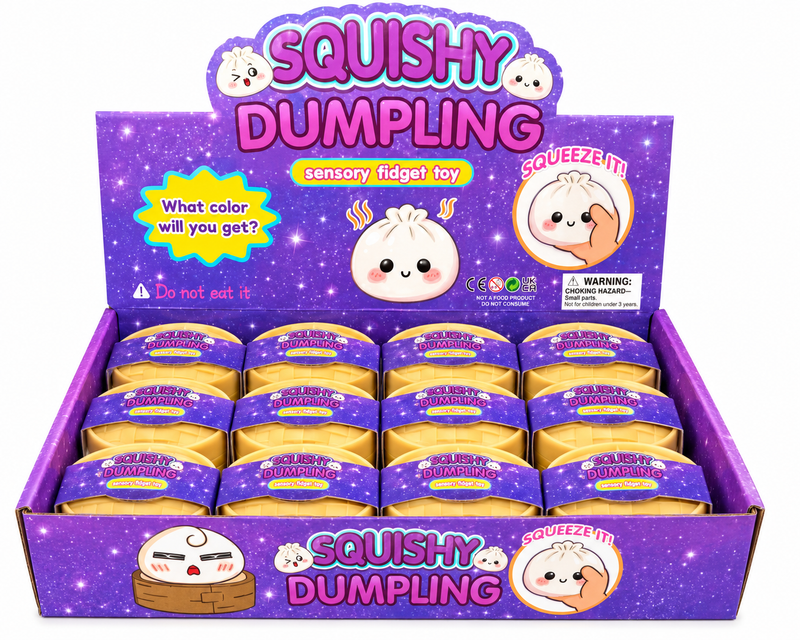 Load image into Gallery viewer, Mini Squishy Steam Bunz – Mystery Mini Dumplings (2 1/4") MSDS6

