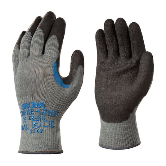 Showa Atlas 330 Gray Latex Coated Gloves