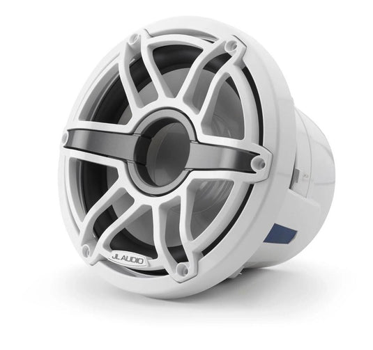 JL Audio M6 8in Subwoofer with White Sport Grille Infinite Baffle 010-03274-00