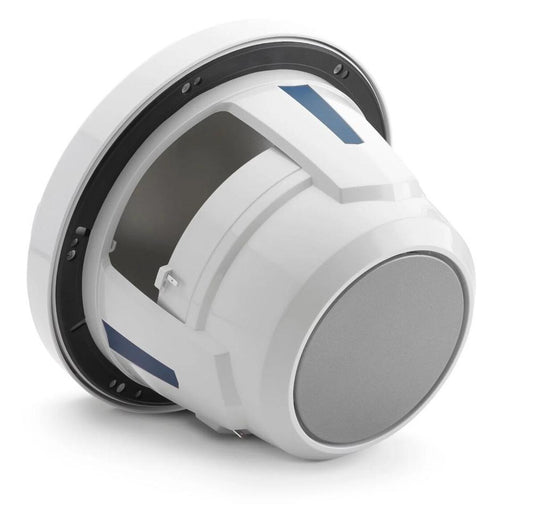 JL Audio M6 8in Subwoofer with White Sport Grille Infinite Baffle 010-03274-00