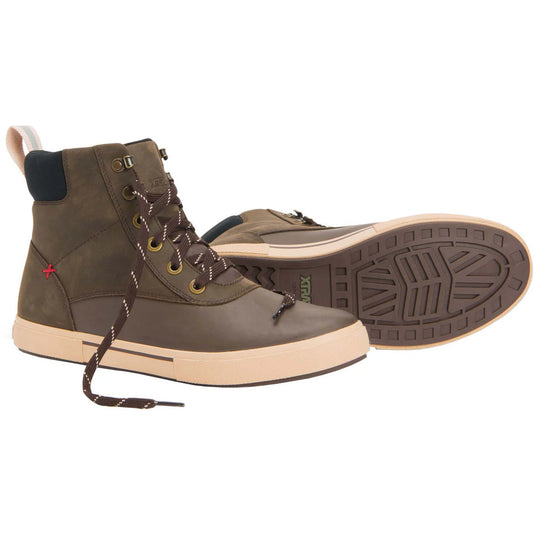 XTRATUF  Men's 6 in Leather Lace Ankle Deck Boot Size 12