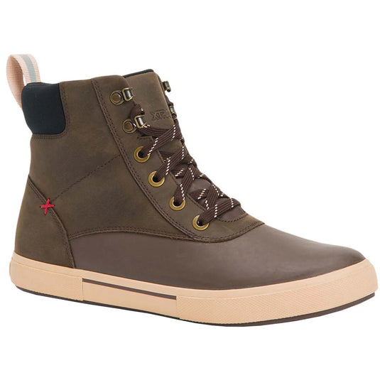 XTRATUF  Men's 6 in Leather Lace Ankle Deck Boot Size 12